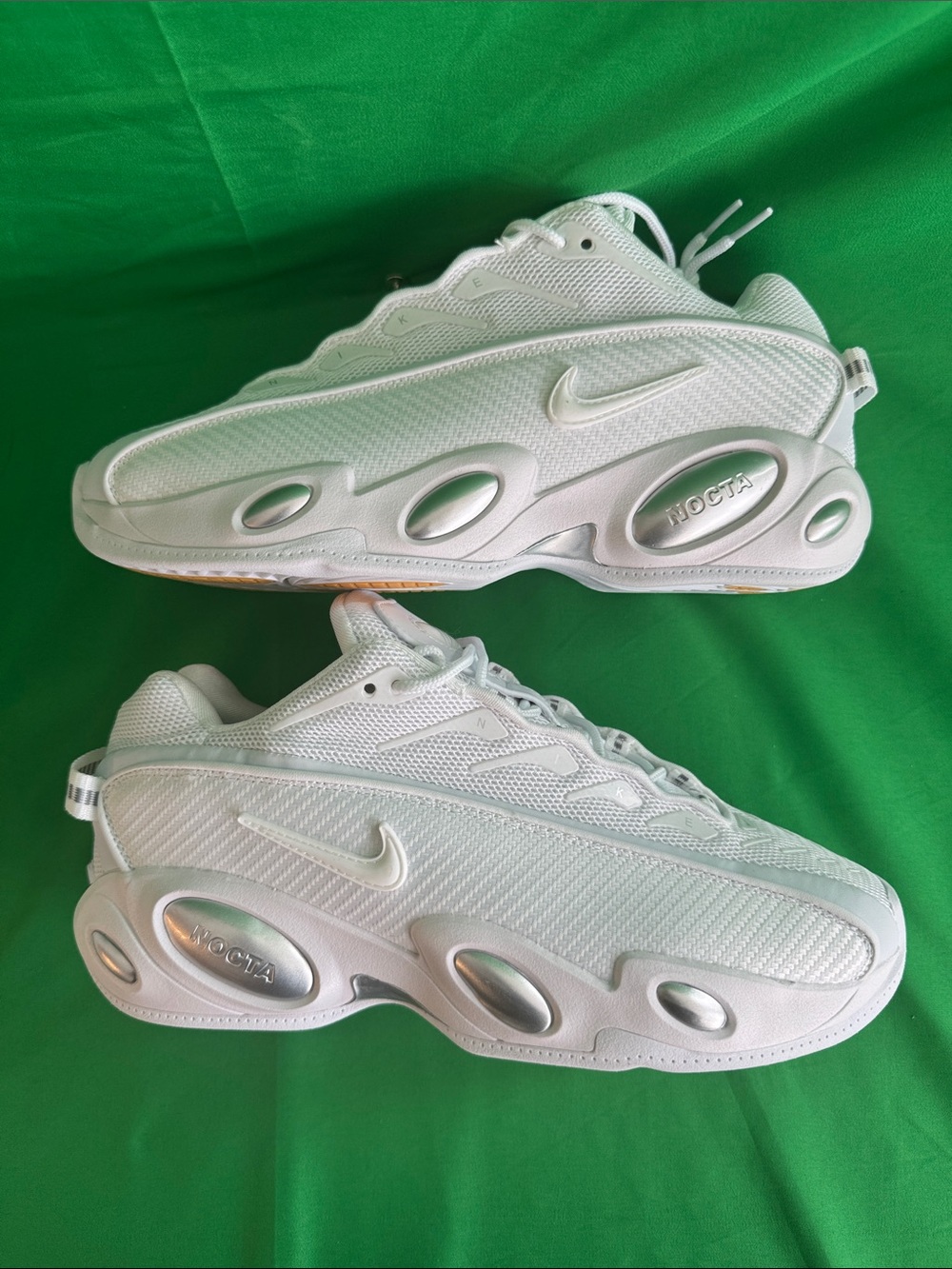 New! the Nike NOCTA Glide "Triple White" Concepts - Picture 4 of 9